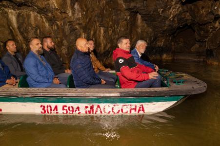 Návštěva prezidenta Petra Pavla v Punkevních jeskyních, 26. 9. 2023